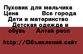 Пуховик для мальчика › Цена ­ 1 600 - Все города Дети и материнство » Детская одежда и обувь   . Алтай респ.